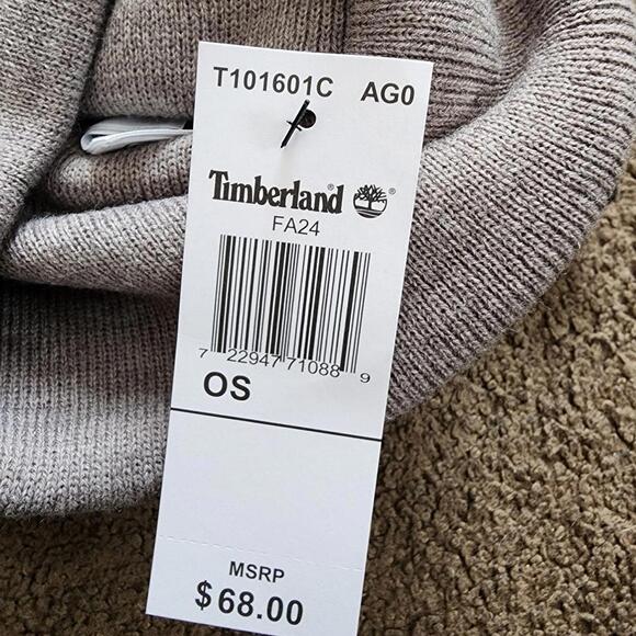 2 Pair Tan/Black Beanies, Men's O/S